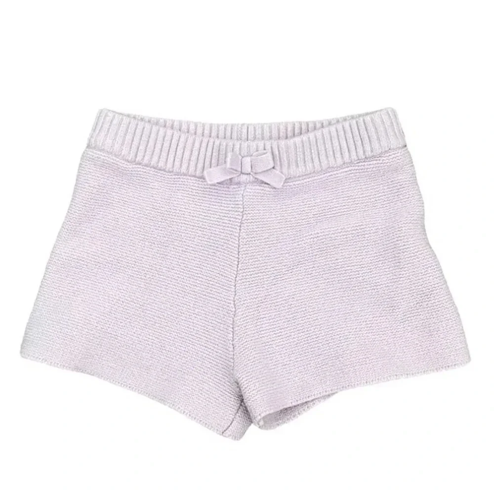 Janie and Jack Fuzzy Knit Sweater Shorts Girly Preppy Summer Balletcore Coquette